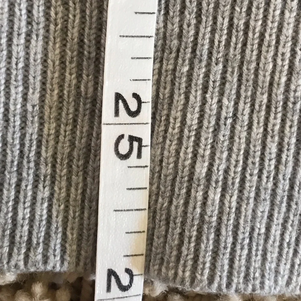 Willi Smith Gray Dolman 3/4 Sleeve Tunic Sweater